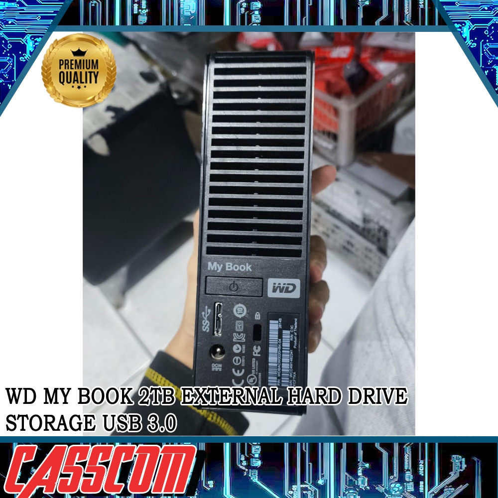 WD MY BOOK 2TB EXTERNAL HARD DRIVE STORAGE USB 3.0 - second