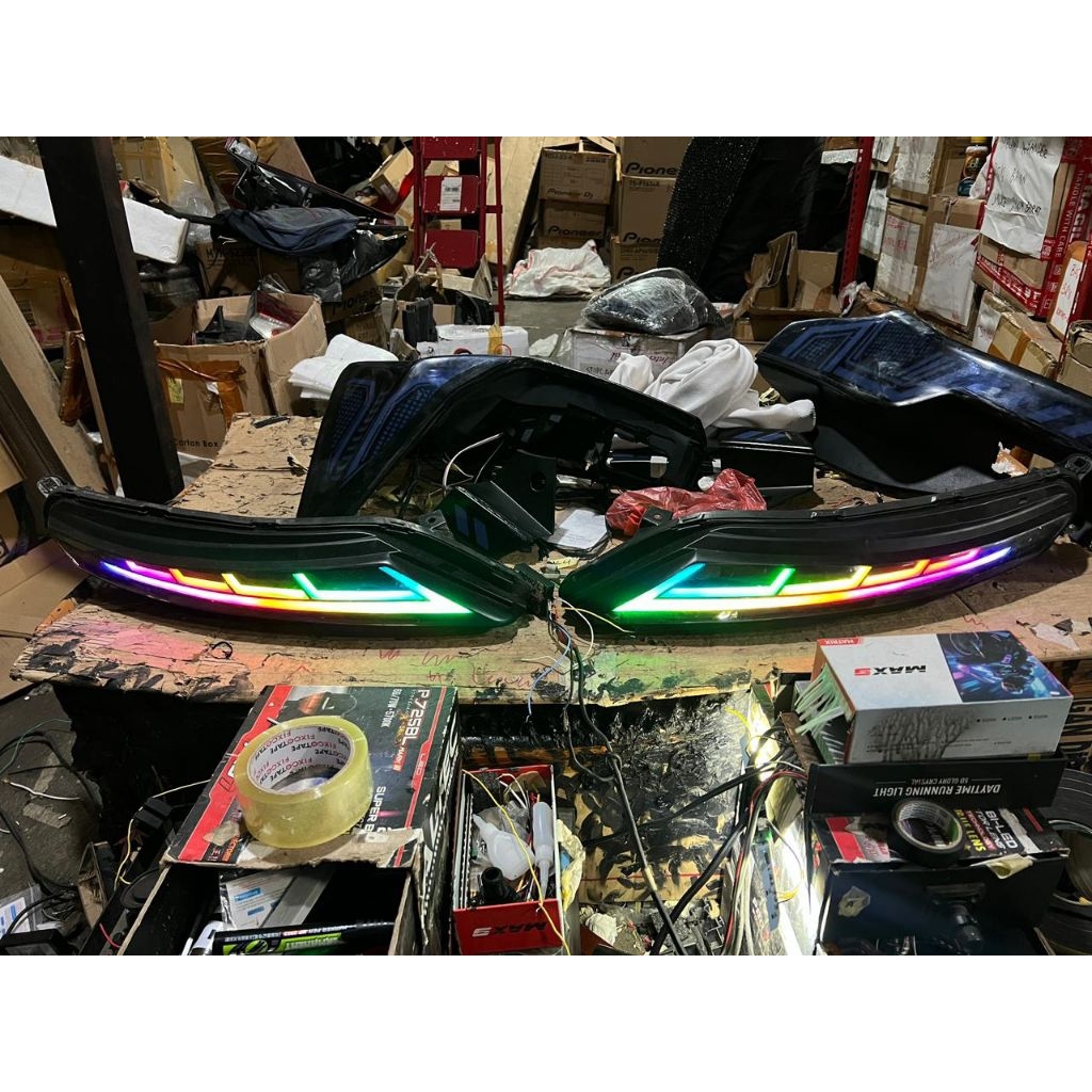 DRL V2 Alis Atas XPANDER lama 2016-2020 Custom RGB Matrix Padlepop