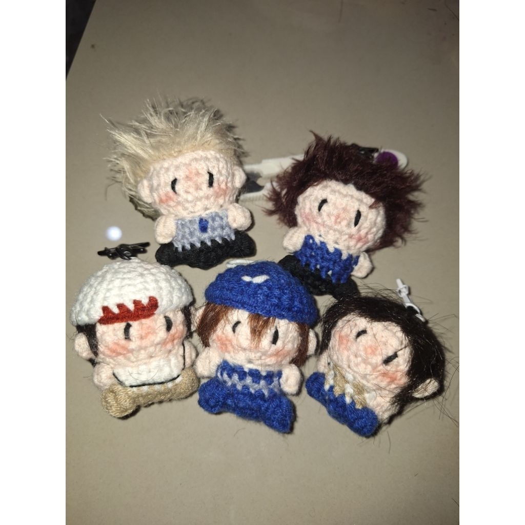 Mini Crochet Doll Custom 5cm dan 10 cm