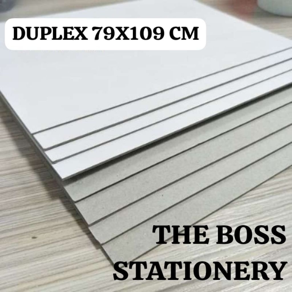 KARTON DUPLEX 350 GSM 79X109 CM TEBAL  JUMBO