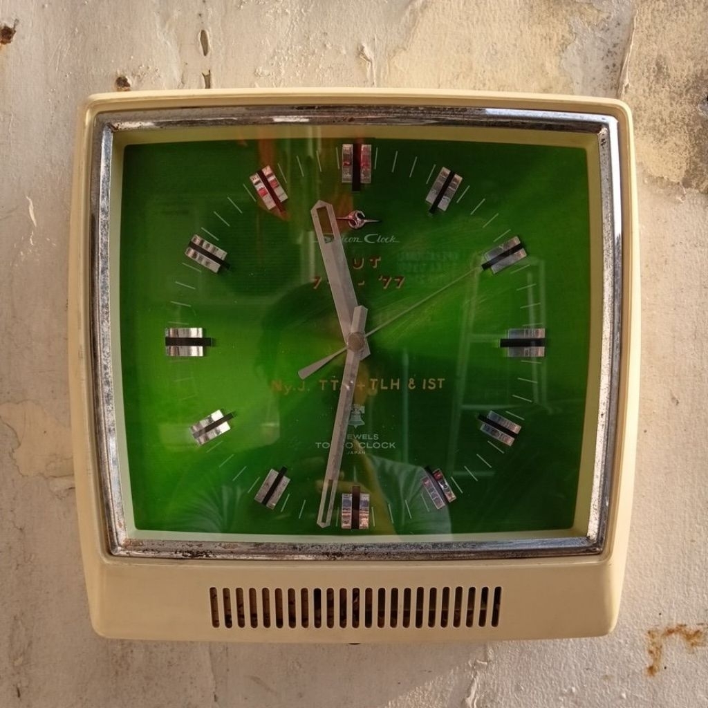 JAM DINDING JADUL TRANSISTOR SILICON CLOCK JAPAN