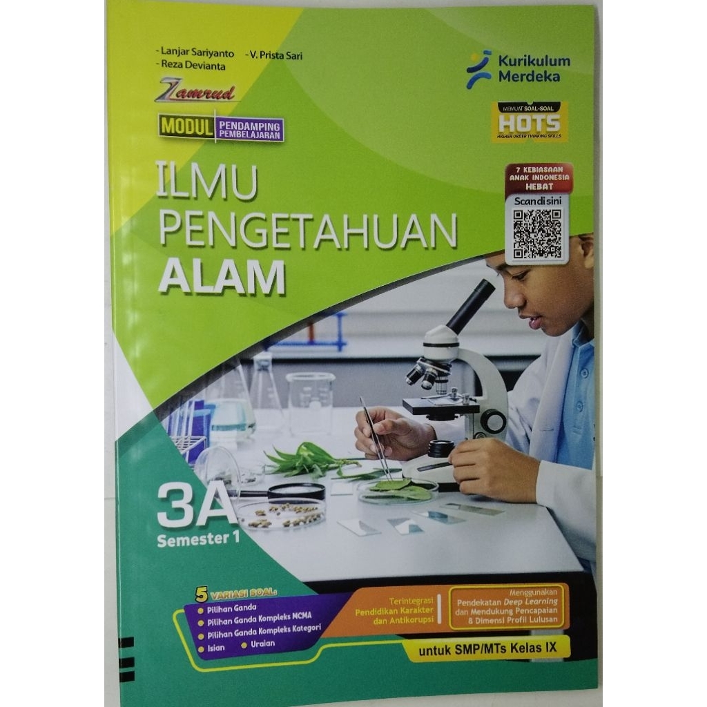 LKS SMP IPA KELAS 7 8 9 SEMESTER 1 KURIKULUM MERDEKA