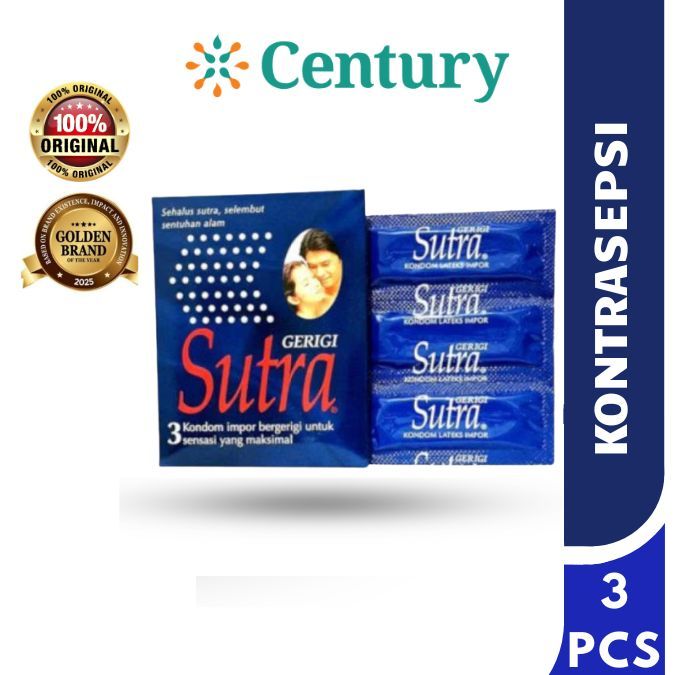 CONDOM SUTRA GERIGI ISI 3 PCS / PRIA / KONTRASEPSI