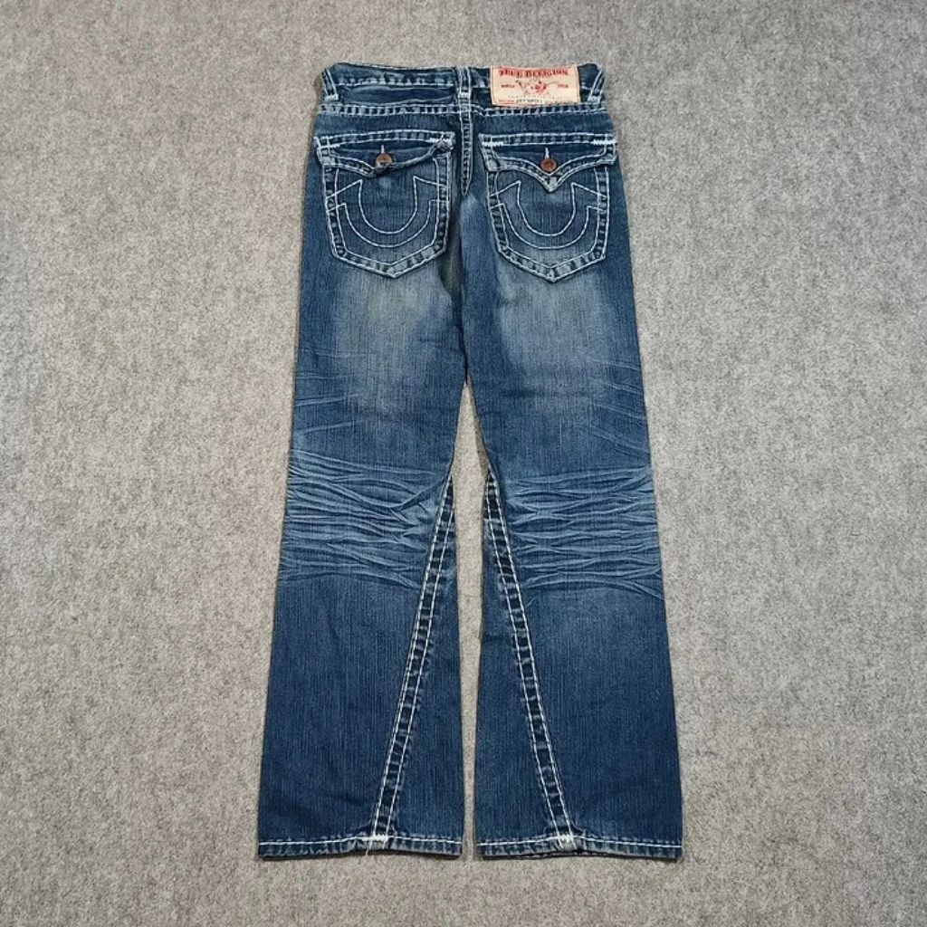 Celana cutbray jeans panjang pria TRUE RELIGION size 30 second