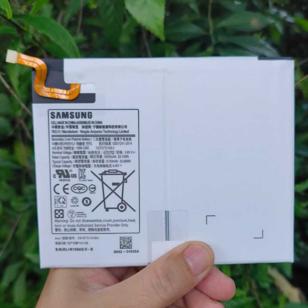 Baterai Batre For Samsung Galaxy Tab A 10.1 2019 T510 T515 Model SM-T515 SM-T510 Model EB-BT515ABU