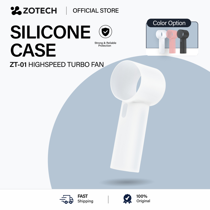 ZOTECH ZT-01 Silicone Case Protective Cover Pelindung Kipas Angin Mini Portable Turbo High Speed Ant