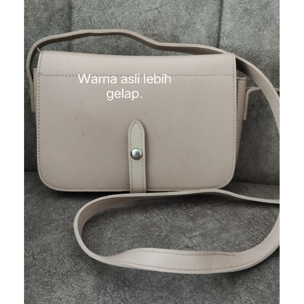 Sling bag Miniso kulit tebal