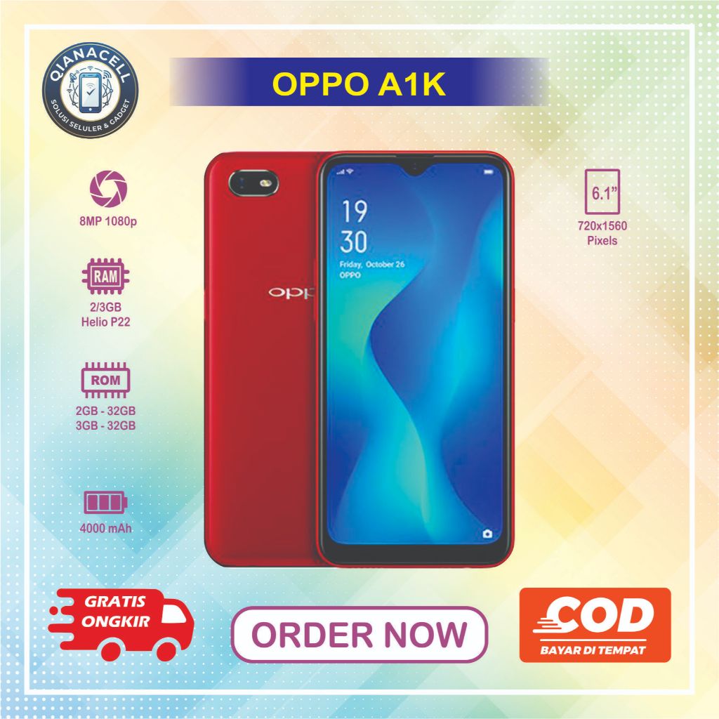 HP OPPO A1K Normal second siap pakai hp only berkualitas