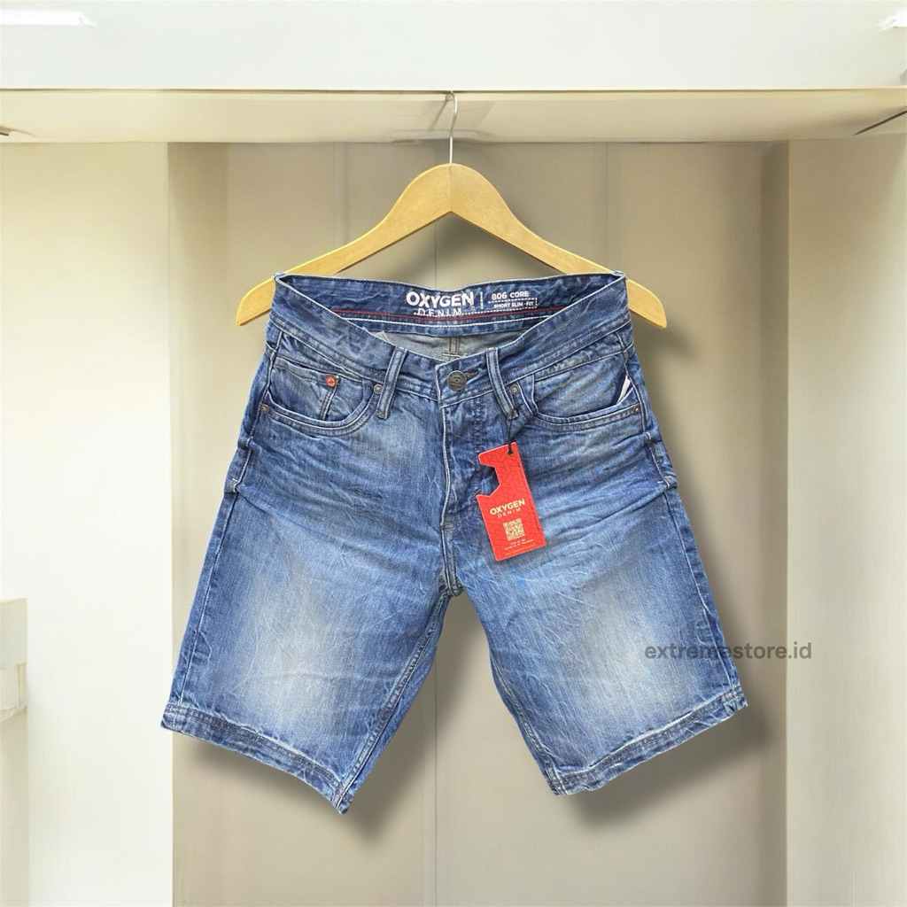 CELANA PENDEK OXYGEN ,OXIGEN DENIM 806-2403