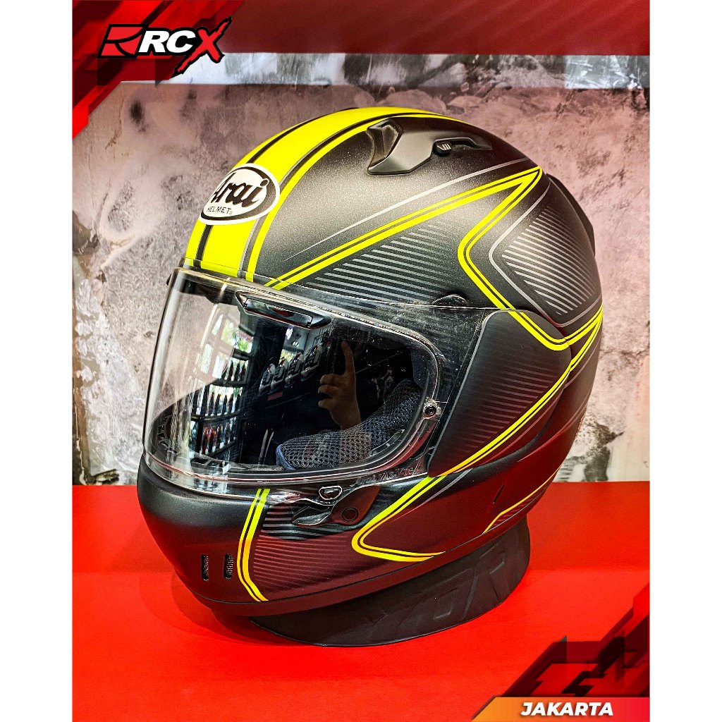 Helm Arai XD Diablo Yellow Original Second 2nd Bekas RCX