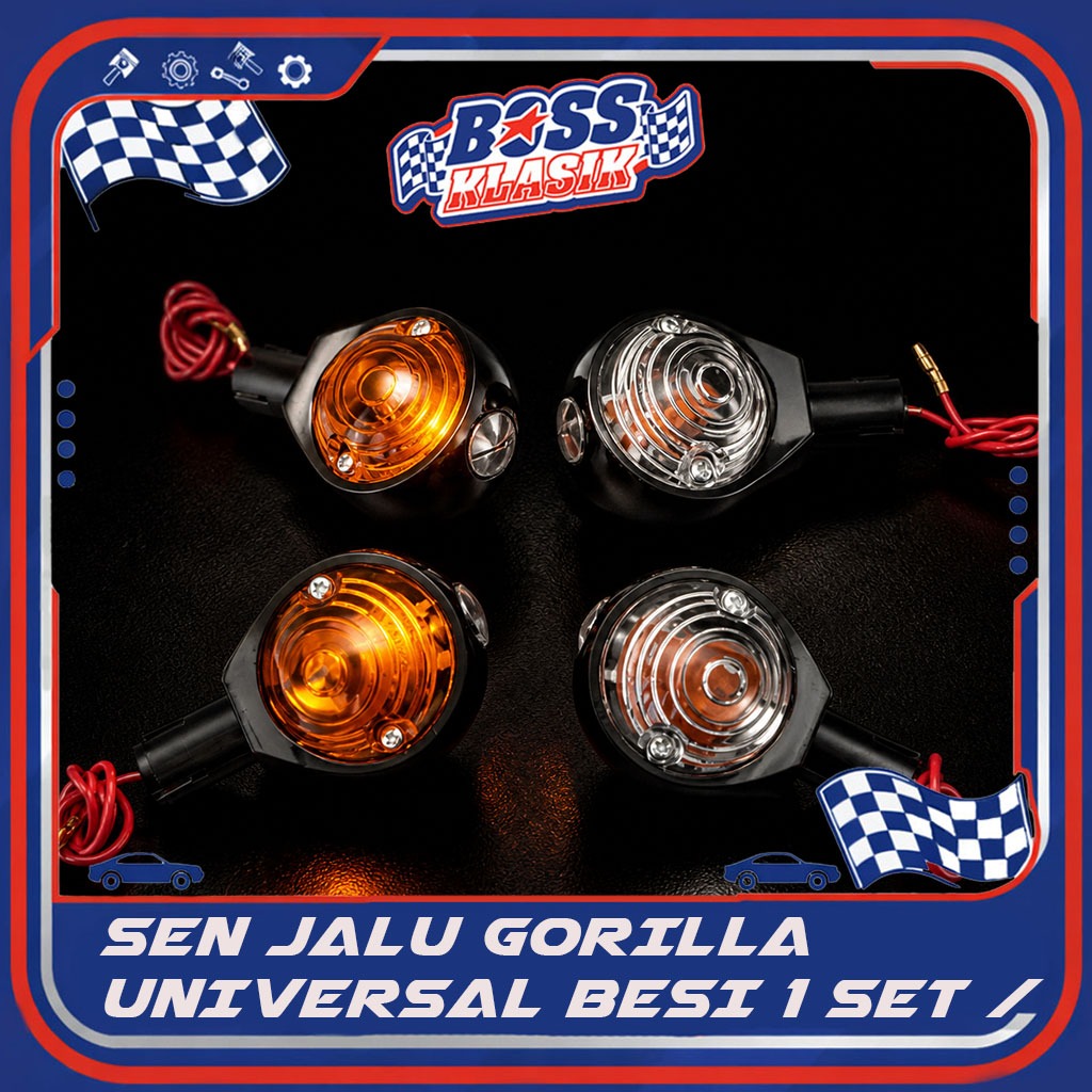 Sen Jalu Black Mika Orange / White Universal