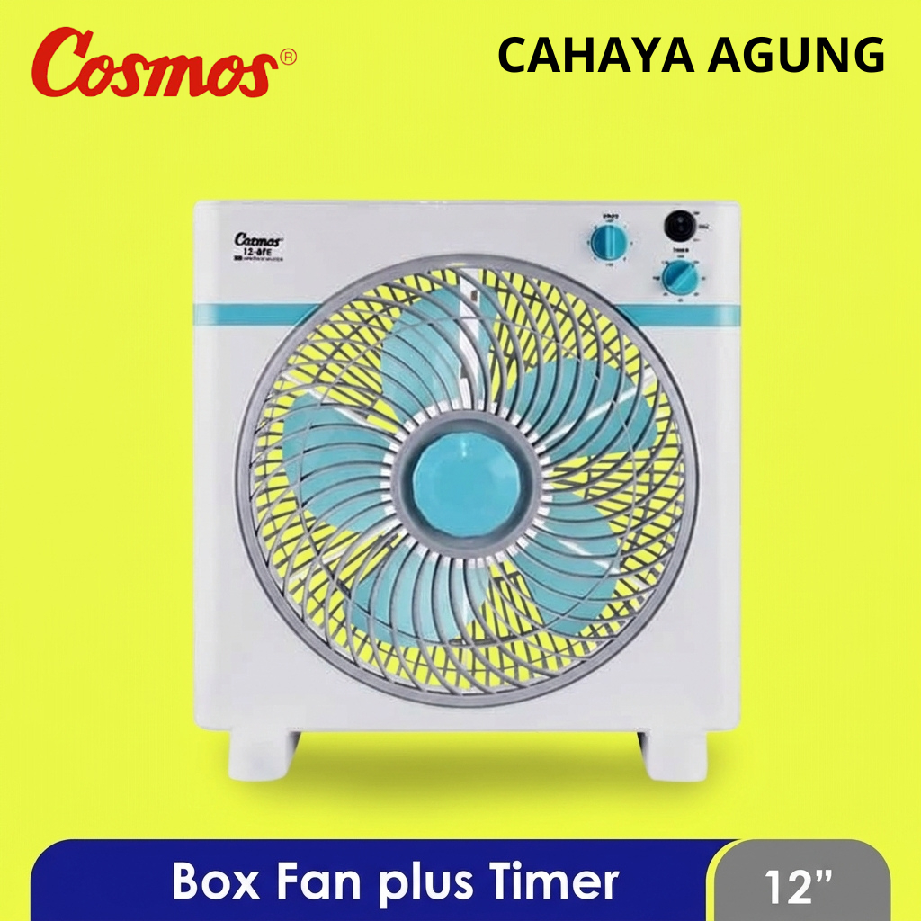 Cosmos 12-BFE.T ONY- Kipas Angin Meja 12 inch (Box Fan with Timer)