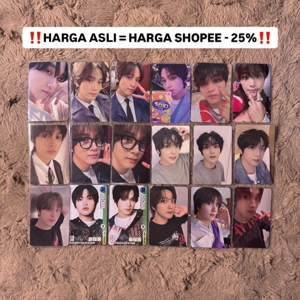 WTS PHOTOCARD PC LEE HAECHAN ISTJ GO BACK TO THE FUTURE GBTTF BTTF GLITCH MODE PILEK