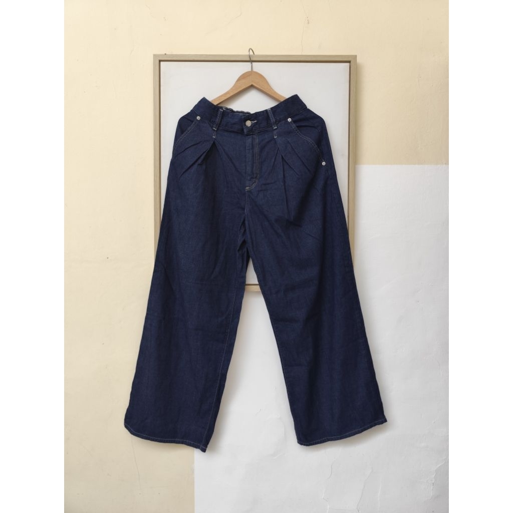 Kulot Navy Jeans GU