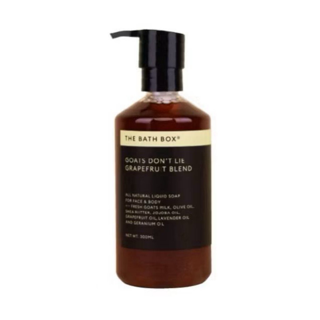 #ROSIE_THE BATH BOX - GOATS DON'T LIE GRAPEFRUIT BLEND LIQUID SOAP (GDL, ESSENTIAL OIL, WOUND HEALIN
