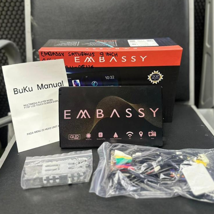 HEAD UNIT ANDROID EMBASSY SATURNUS 9 INCH 4/64