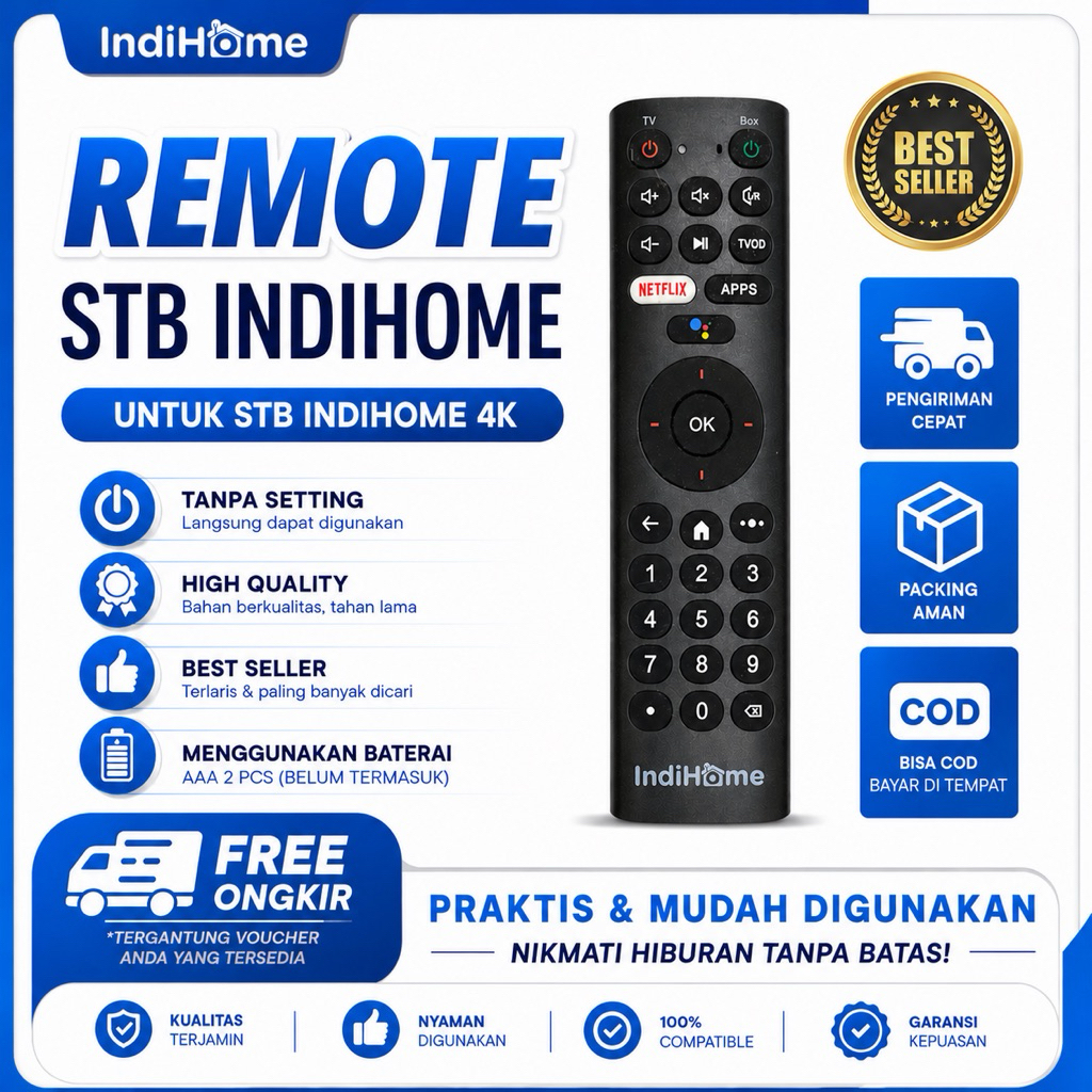 REMOT REMOTE STB INDIH@ME ZTE 4K II