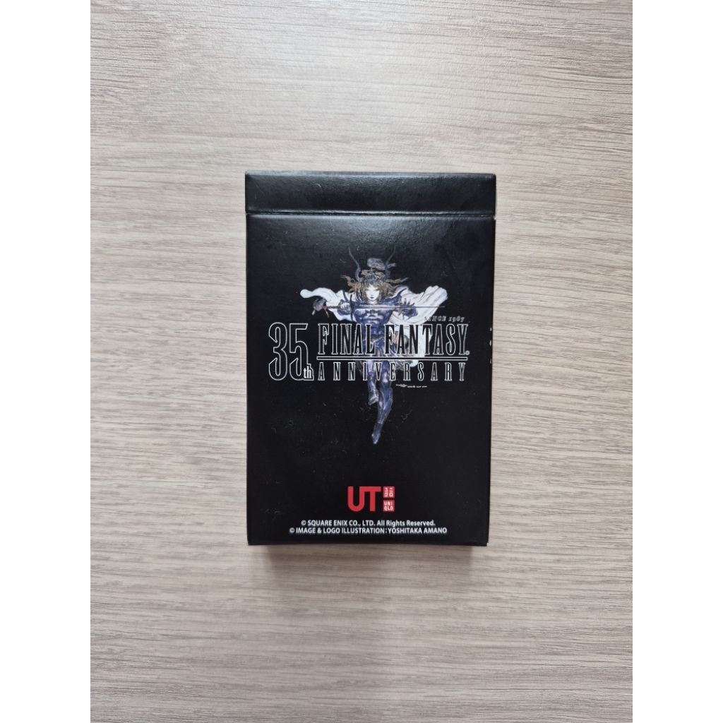 UT X FINAL FANTASY 35th Anniversary Playing Cards UNIQLO Original
