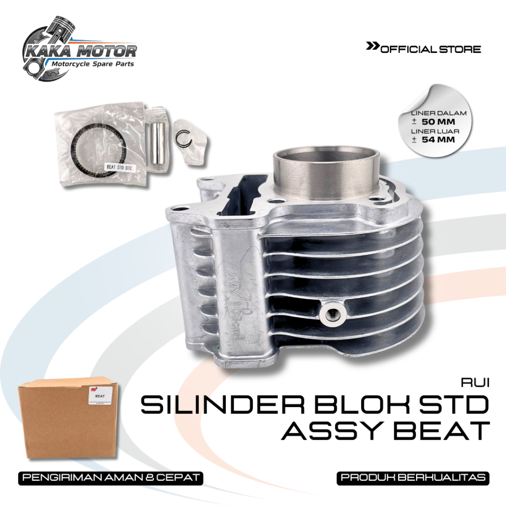 SILINDER BLOK STD ASSY BEAT - SILINDER BLOK ASSY SEHER SET BEAT STD BEAT KARBU
