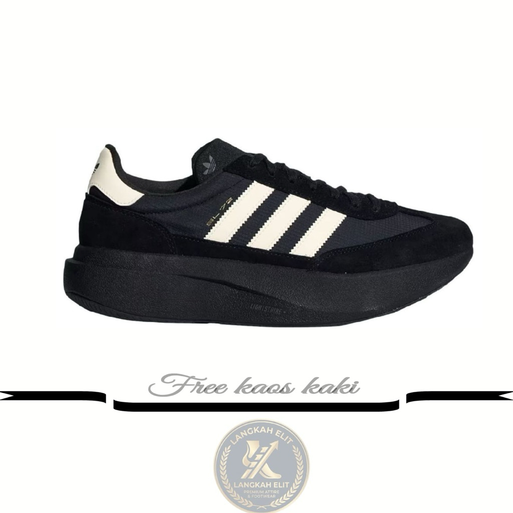 Sepatu running ads SL 72 pro black white grey