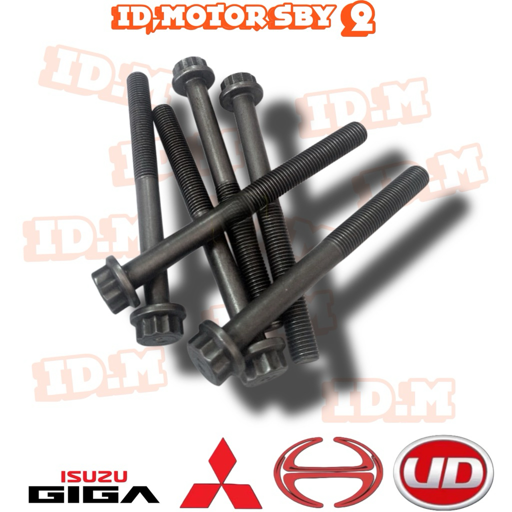 Baut Cylinder Head HINO 500 LOHAN Copotan