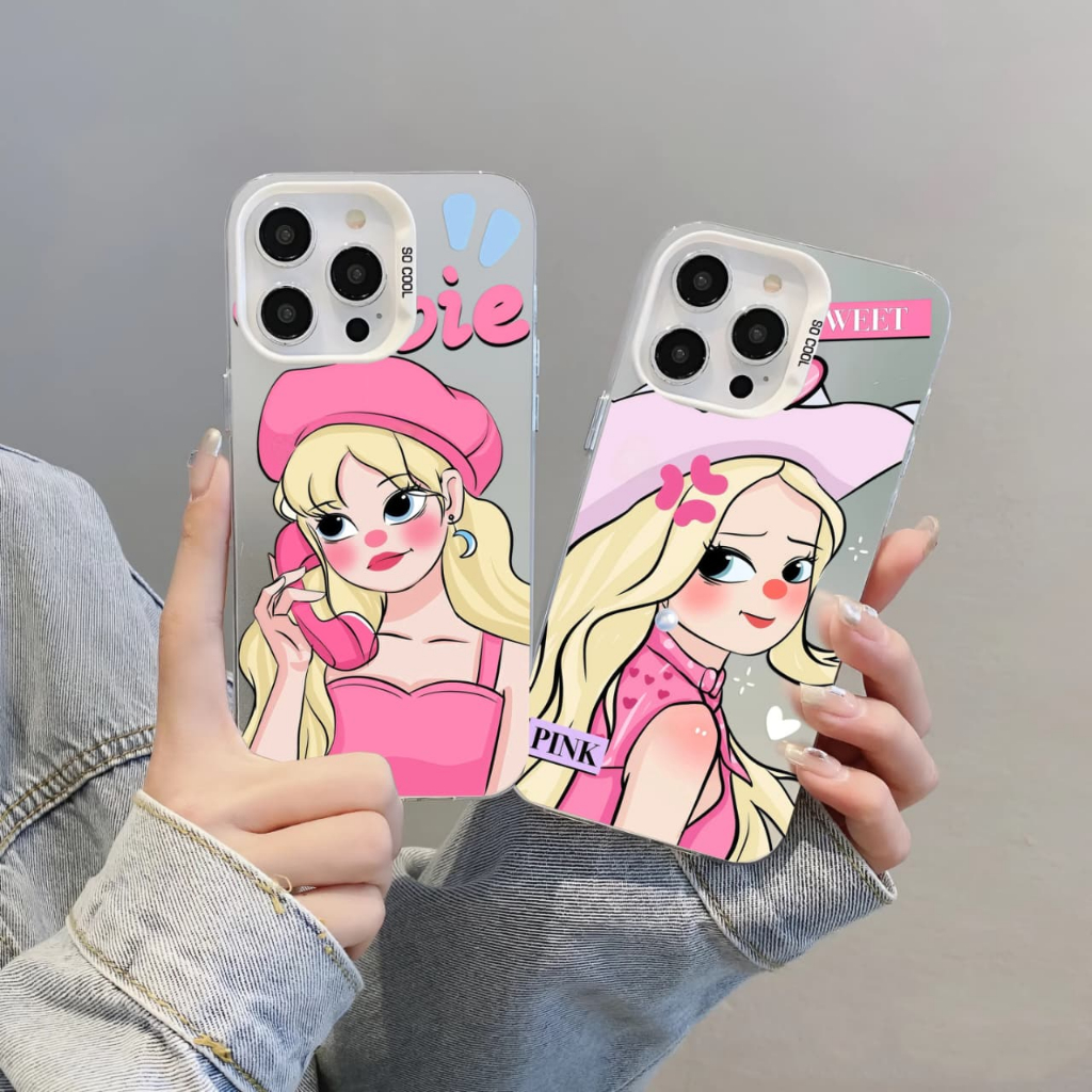 Case Barbie Premium Edition kompatible for Vivo V23 Vivo V27E Vivo V29 Vivo V29E Vivo V30 Vivo V30 P