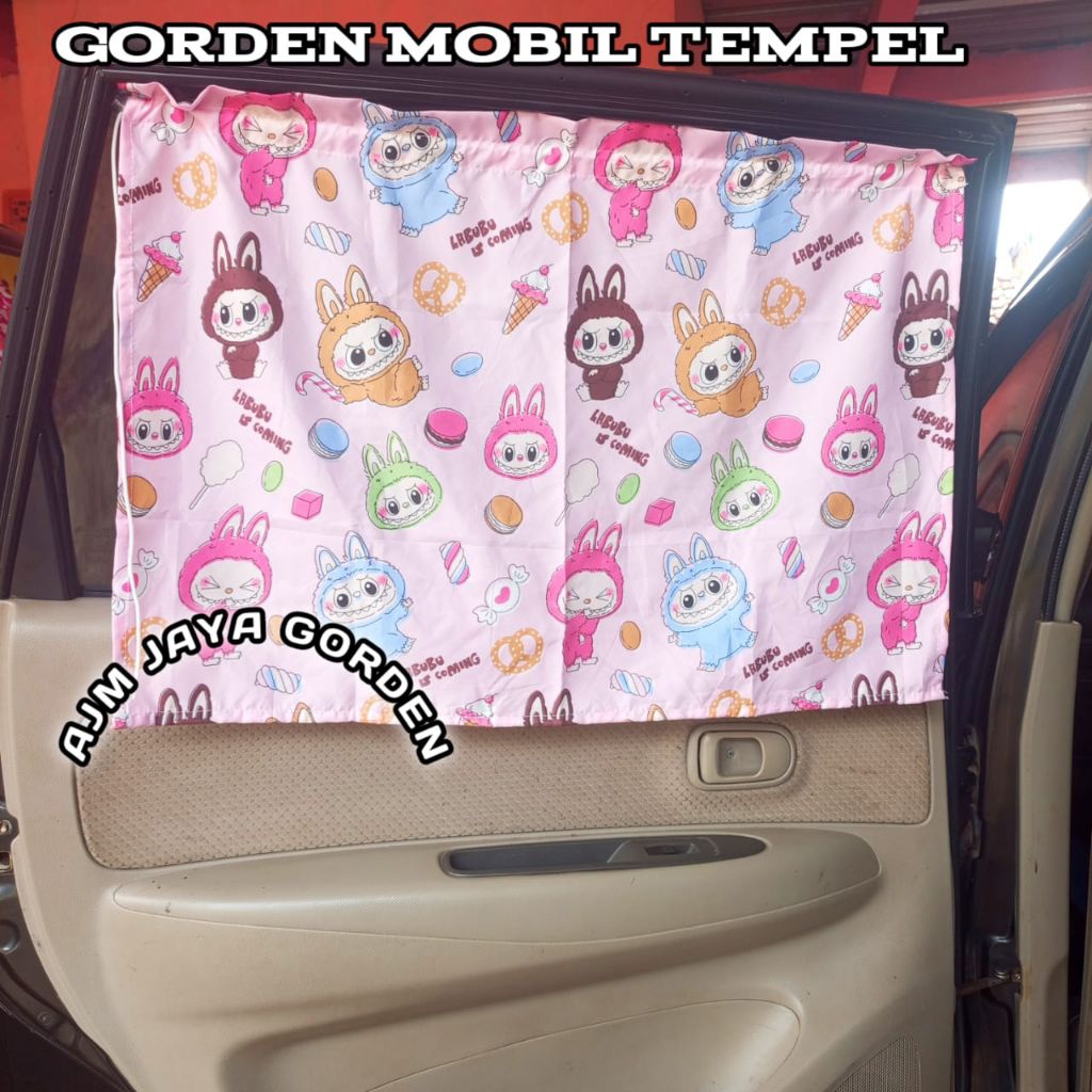 Terbaru Gorden Mobil Tempel/Tirai Mobil /Gorden Mobil Kaca Samping/ Tirai Mobil Avanza/ Gorden