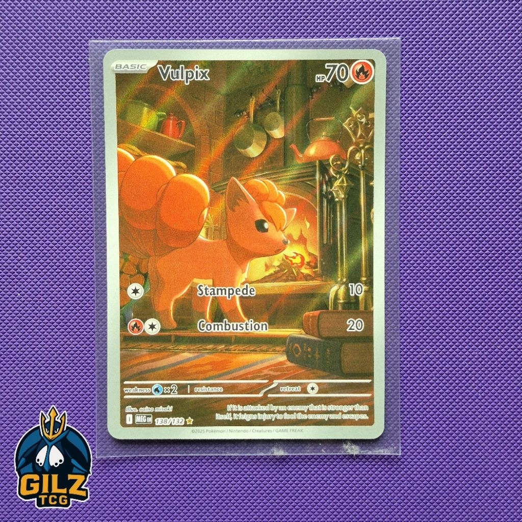 Kartu Pokemon Vulpix Illustration Rare IR / AR 138/132 English
