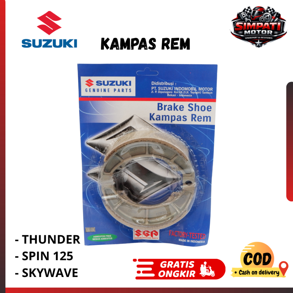 Kampas Tromol Belakang Thunder-Kampas Tromol Spin-Skywave