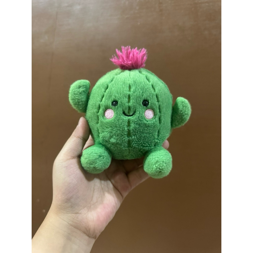 Boneka Tumbuhan Karakter Kaktus Lucu size 12cm Original / Boneka kaktus / Boneka Kaktus kecil / Bone