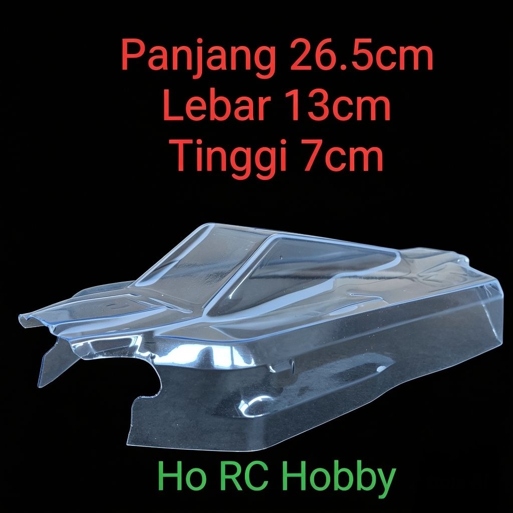 Body dan Wing Clear RC Buggy 1/10