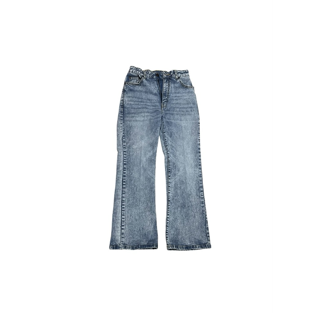 dust cropped flare jeans