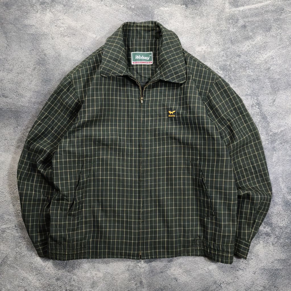 Jaket Harrington Casual Wolsey Tartan
