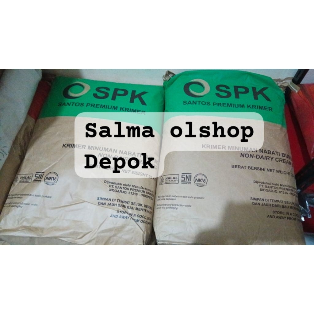 santos premium krimer/creamer santos ecp83 per sak 25kg