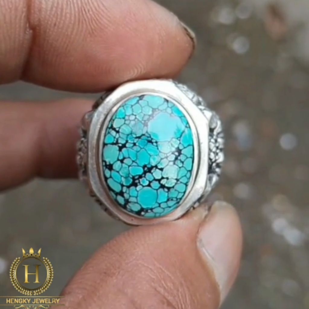 Batu Pirus Xinjiang Beras Wutah/Telor Kodok