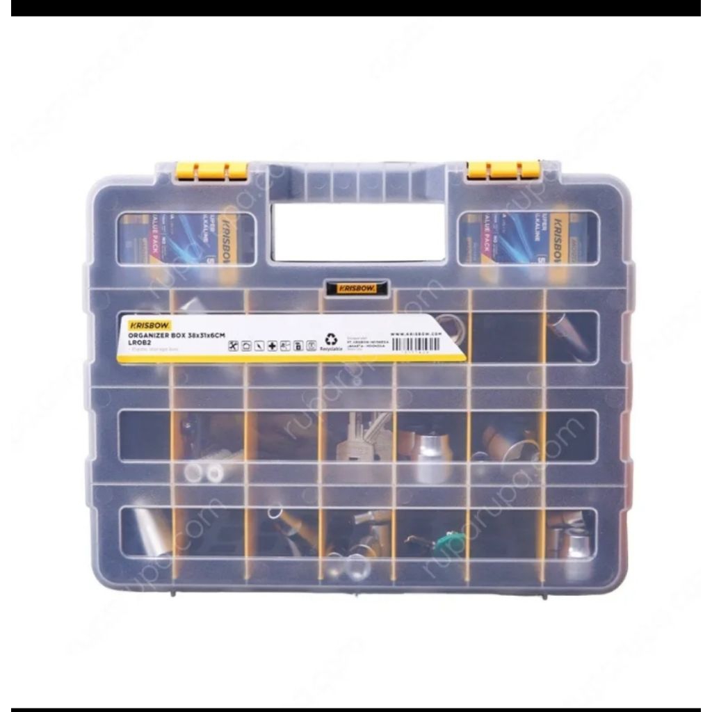 krisbow kotak perkakas aksesoris/toolbox krisbow/tempat baut dan mur
