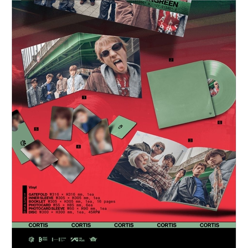 ALBUM CORTIS GREENGREEN VINYL