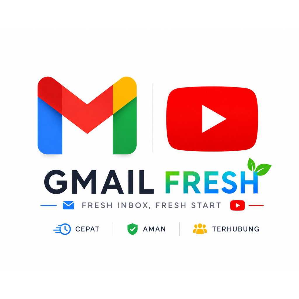 account Youtube + Gmail fresh