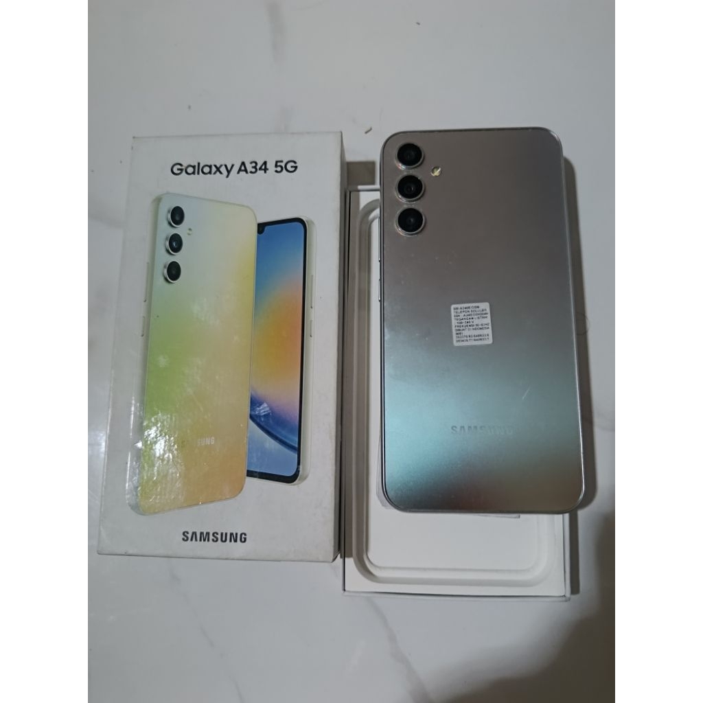 Samsung A34 5G Ram 8/256GB (Second)