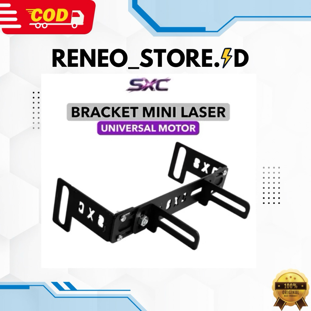 BRECKET KOLONG MOTOR UNIVERSAL 2MM MINI LASER 1MATA 2MATA 3 MATA D2 BY SXC