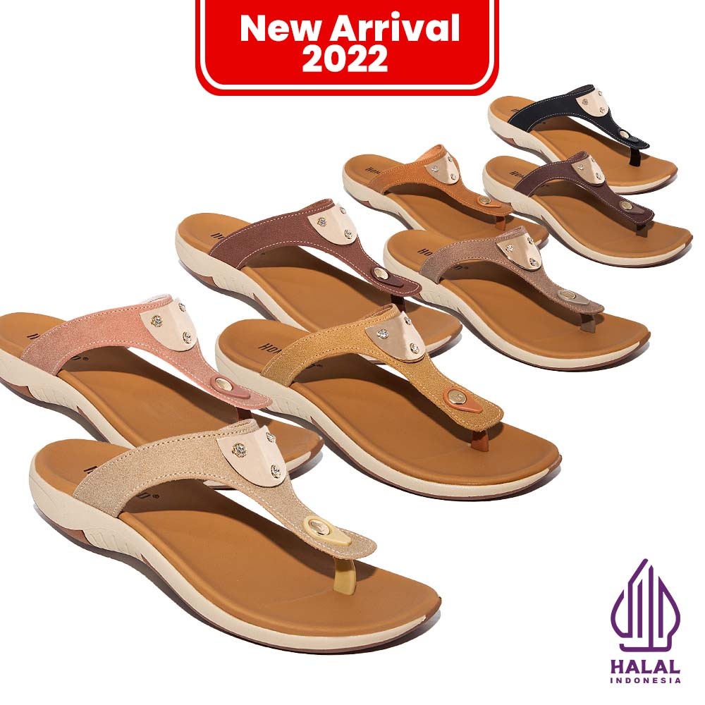Homyped Sandal Wanita KAREN-N31 Sendal Flat Jepit Casual Murah 100% Original