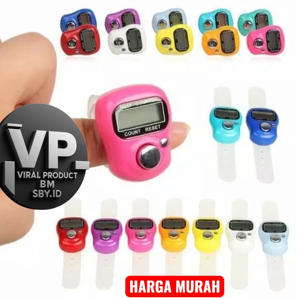 SBY | GROSIR TASBIH DIGITAL MINI TALLY COUNTER ALAT HITUNG TASBI JARI DIGITAL / ALAT DZIKIR DIGITAL