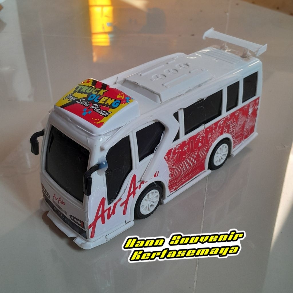 Mainan mobil elf modifikasi dari bus RKC+aksesoris