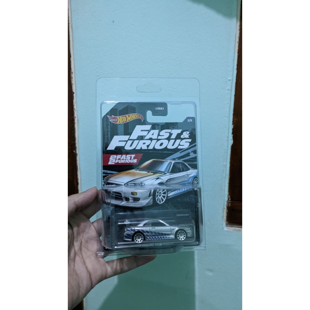 Hot wheels r34 black card