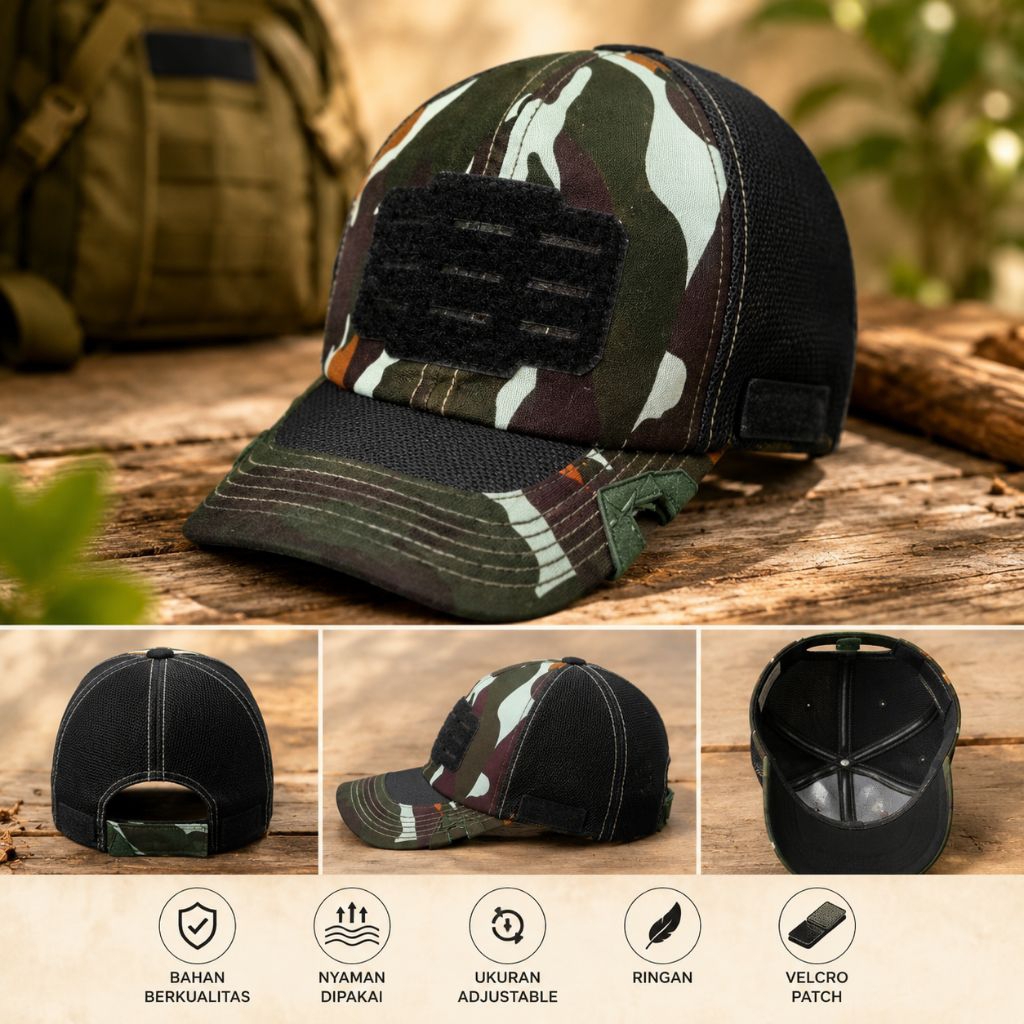 Topi Loreng TNI Polri Murah