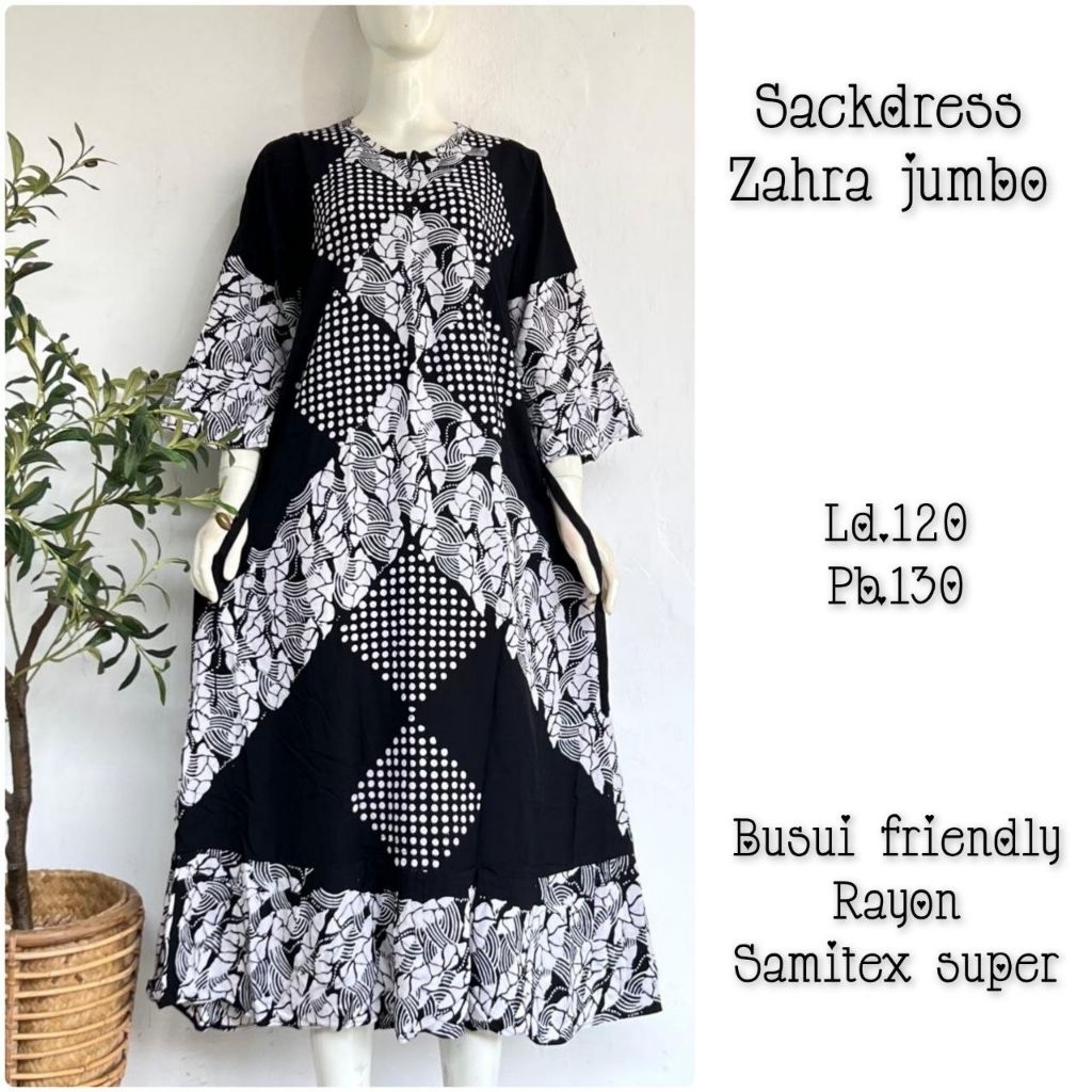 SACKDRESS DASTER JUMBO| DASTER KEKINIAN BUSUI PREMIUM RAYON PEKALONGAN