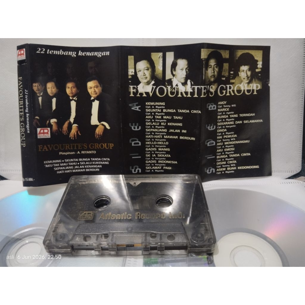 kaset pita favourite group _22  tembang kenangan