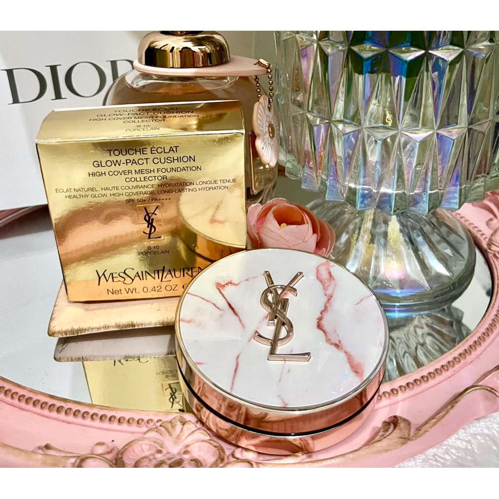 Cushion YSL pink original counter/cushion ysl ori/cushion ysl LIMITED EDITION