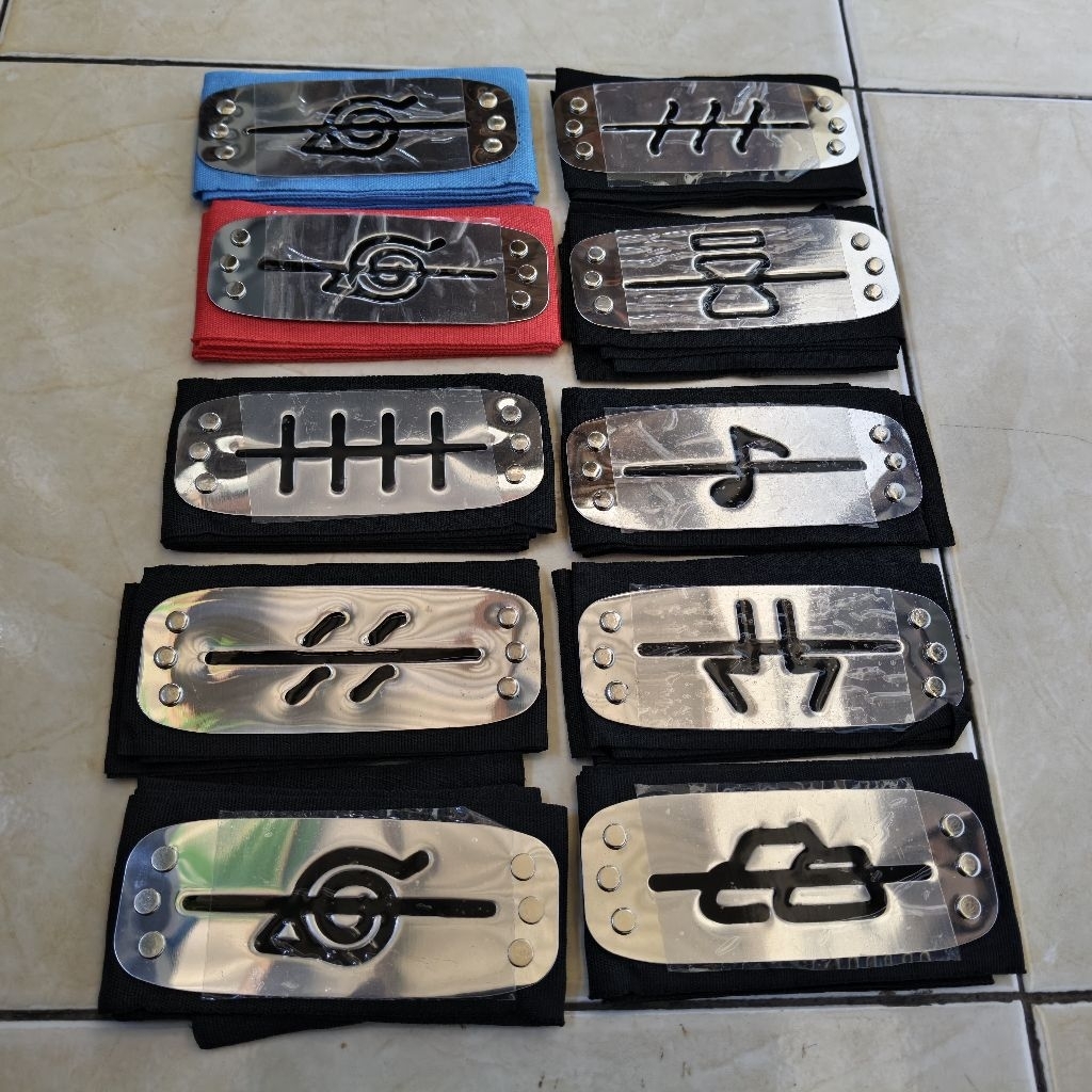 Ikat Kepala Akatsuki Anime Naruto Headband
