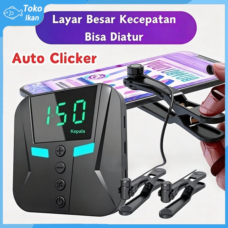 Auto Clicker Alat Tap Tap Layar untuk Smart Phone Multifunctional Layar Ponsel Klik Otomatis Auto Kl